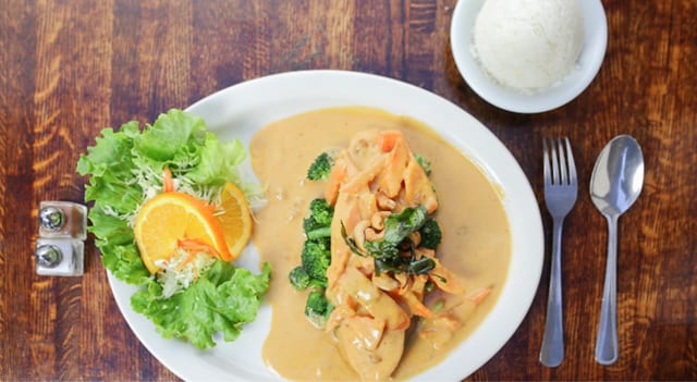 Chu Chee Salmon.