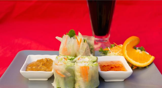 Fresh Tofu Rolls.