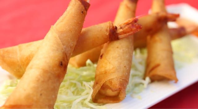 Crispy Shrimp Roll.