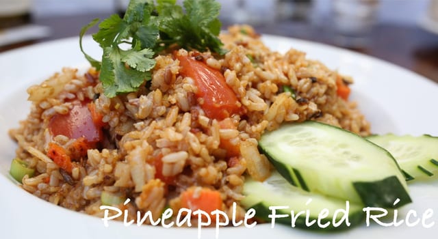 Pineapple Fried Rice.
