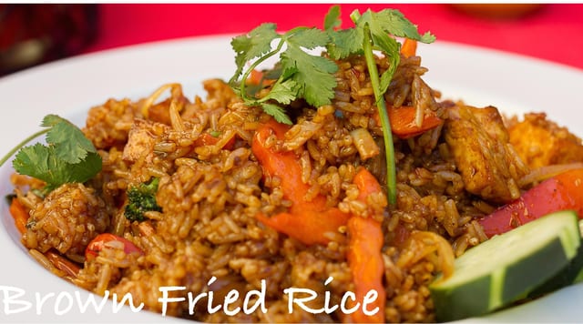 Fried Brown Rice.