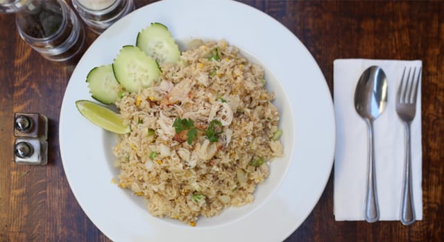 Crab Meat Fried Rice.