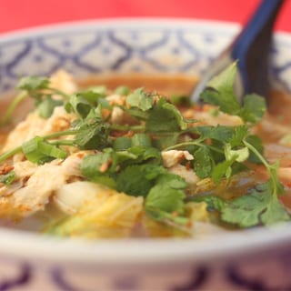 Thai Spicy Chicken Noodle Soup