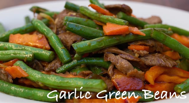 Garlic Green Bean Stir-Fry.