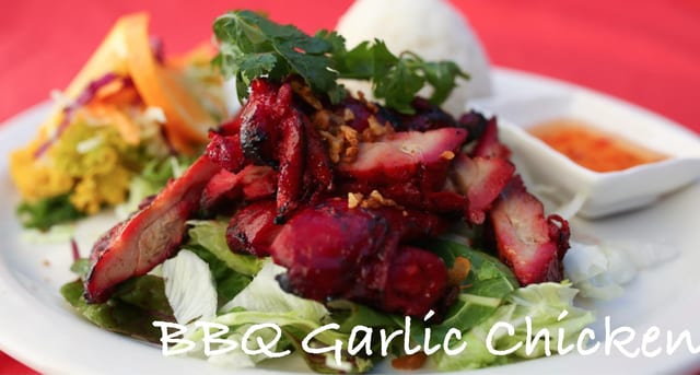 BBQ Garlic Chicken.