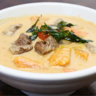 Red Lamb Curry with Pumpkin